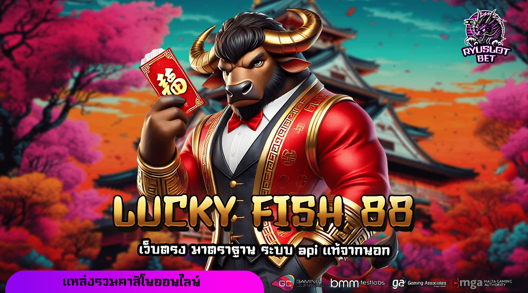 LUCKY FISH 88 ทางเข้า เว็บเกมรวมค่ายแตกดี แจก Big Win สูงสุด