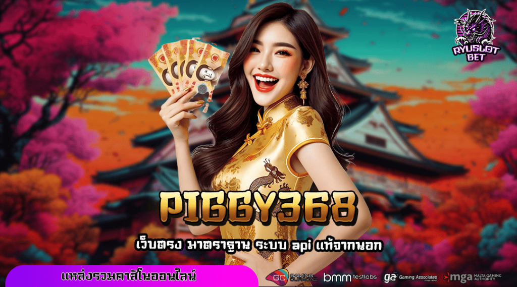 PIGGY368 ทางเข้าเล่น สล็อตลิขสิทธิ์แท้ โบนัสแตกบ่อย โปรเพียบ