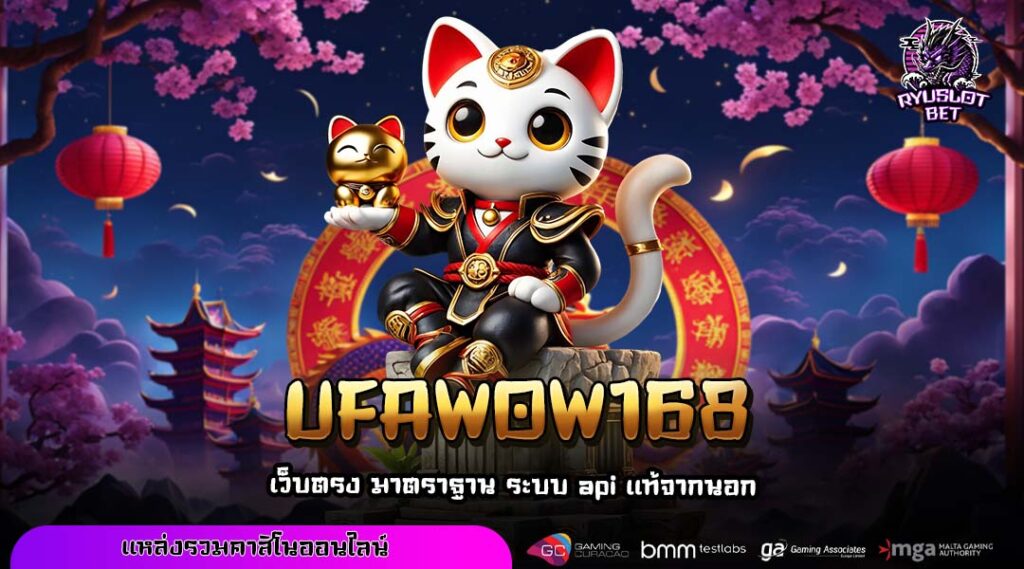 UFAWOW168 สล็อตเว็บแท้เริ่มต้นแค่ 1 บาท เกมแตกไว ลุ้นกำไรทุกค่ายดัง