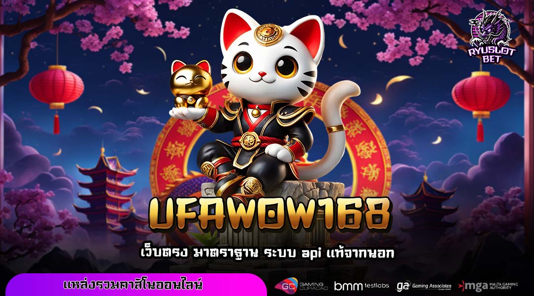 UFAWOW168 สล็อตเว็บแท้เริ่มต้นแค่ 1 บาท เกมแตกไว ลุ้นกำไรทุกค่ายดัง